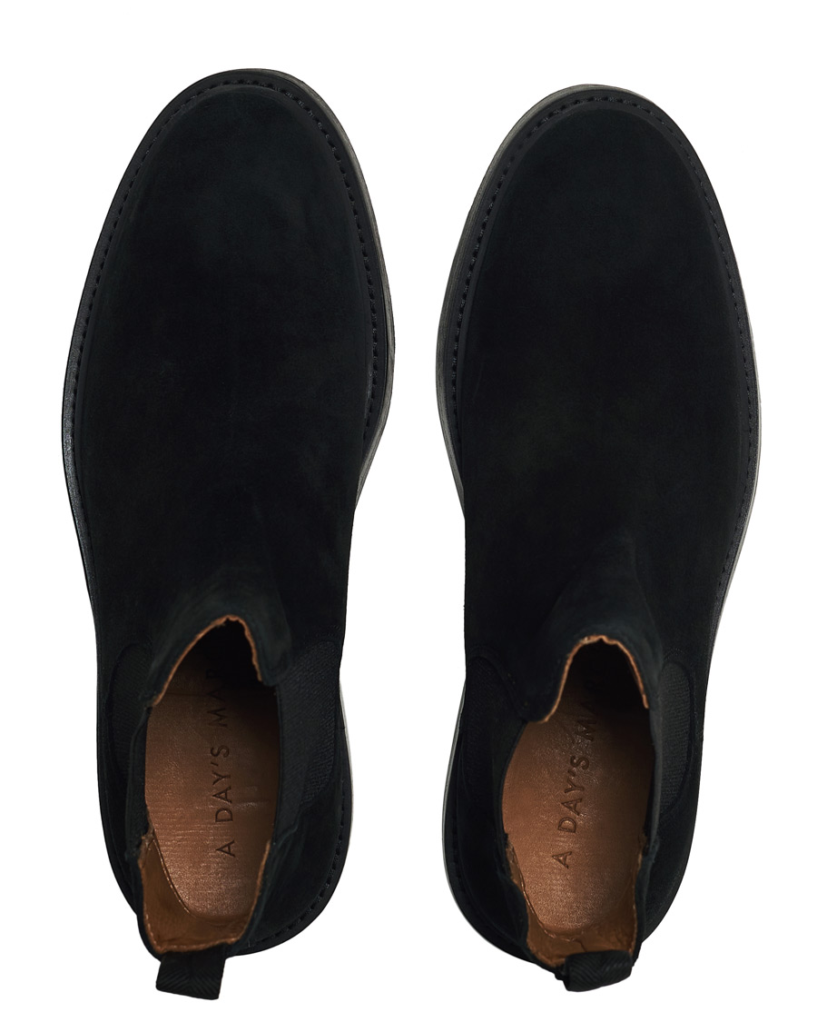 Homme | A Day's March Suede Chelsea Boot Black | A Day's March | Suede Chelsea Boot Black