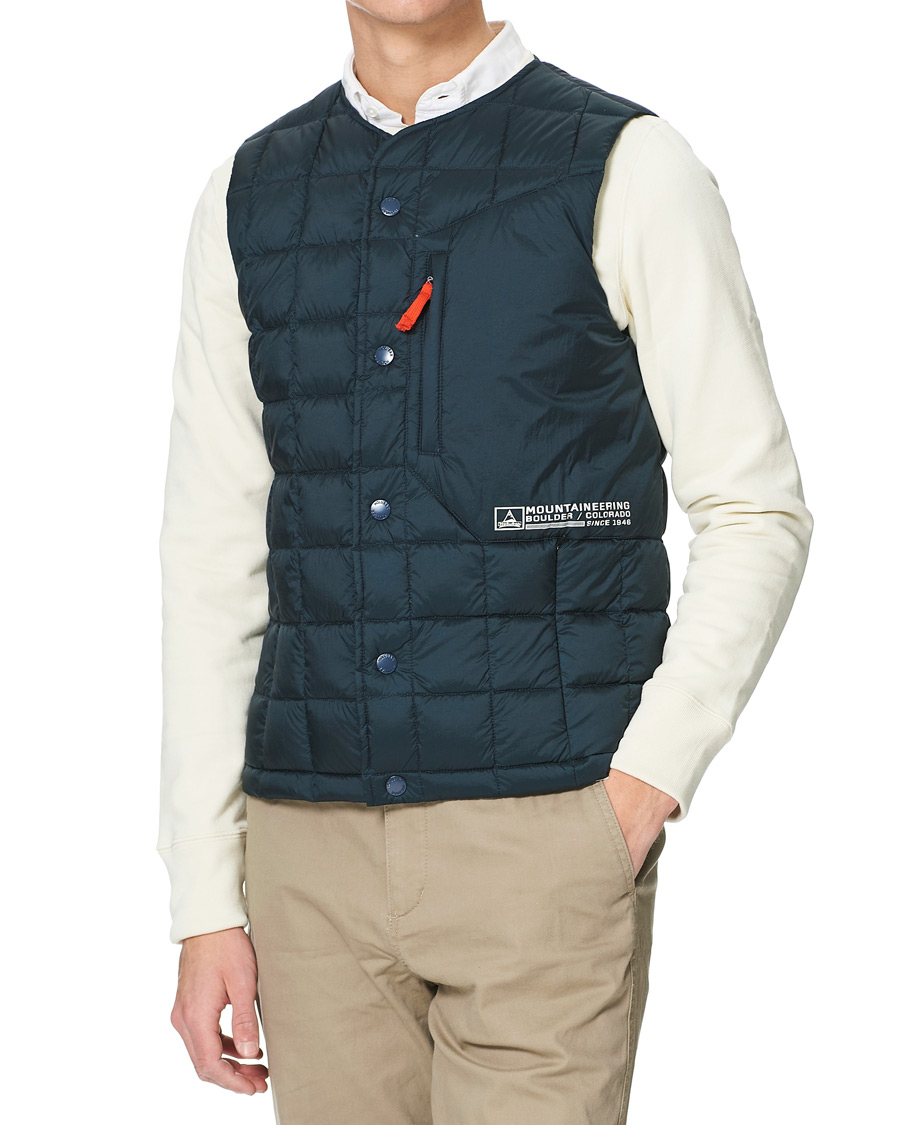 Homme | Manteaux Et Vestes | Holubar | Hudson Padded Nylon Vest Navy