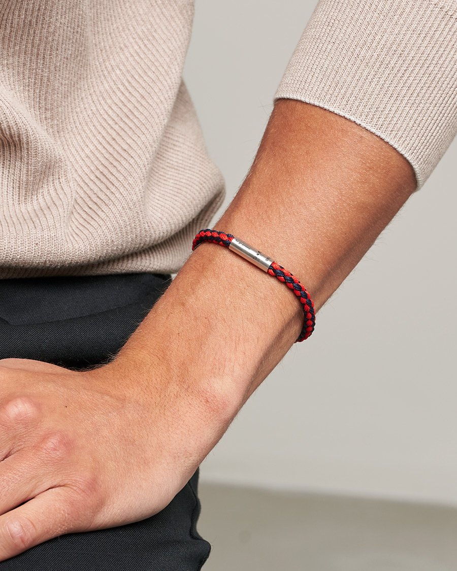 Homme | Bijoux | LE GRAMME | X Orlebar Brown Nato Bracelet Navy/Red