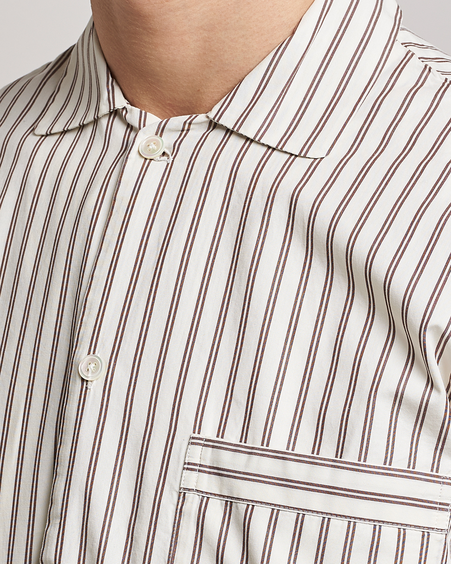 Homme | Peignoirs Et Pyjamas | Tekla | Poplin Pyjama Shirt Hopper Stripes