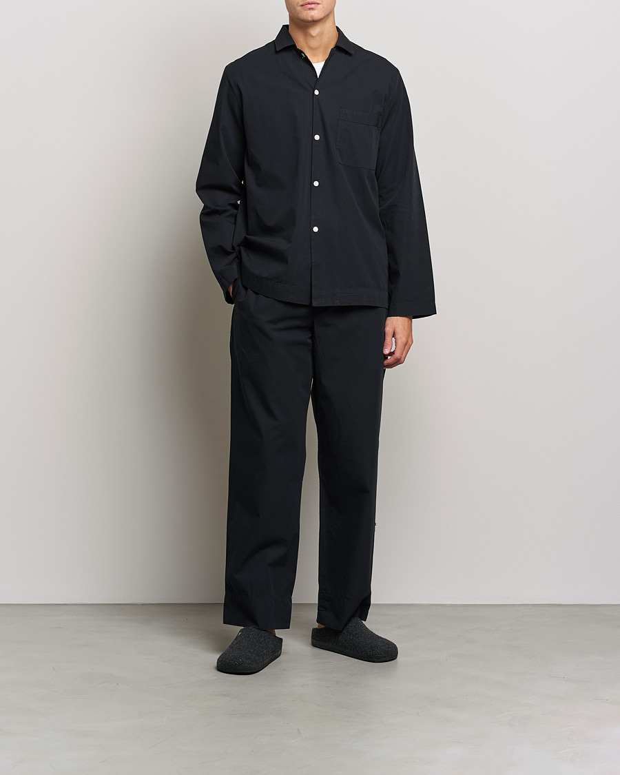 Homme | Peignoirs Et Pyjamas | Tekla | Poplin Pyjama Pants All Black