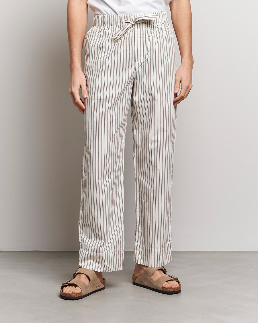 Homme |  | Tekla | Poplin Pyjama Pants Hopper Stripes