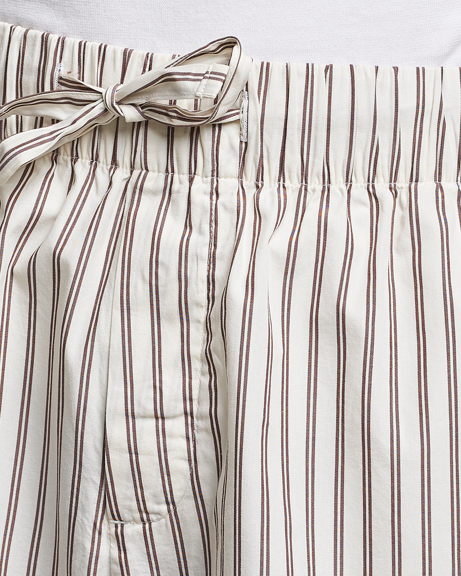 Homme | Peignoirs Et Pyjamas | Tekla | Poplin Pyjama Shorts Hopper Stripes