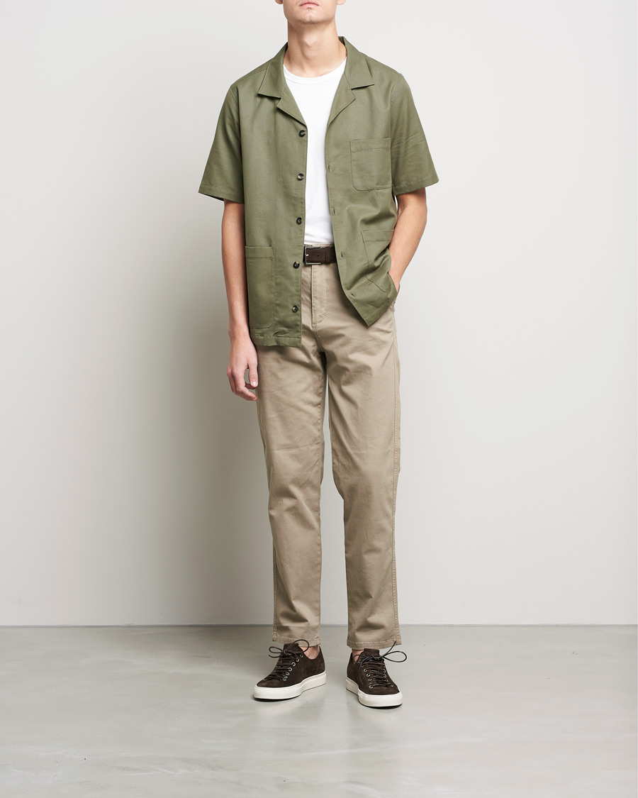 Homme | Chemises | Private White V.C. | 3 Pocket Cruiser Shirt Olive