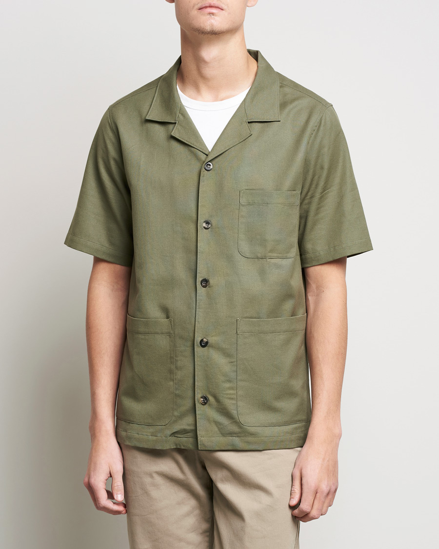 Homme | Chemises | Private White V.C. | 3 Pocket Cruiser Shirt Olive
