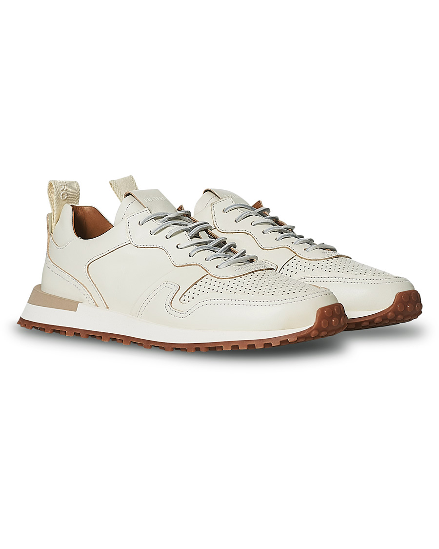 Homme | Buttero Futura Calf Leather Sneaker Off White | Buttero | Futura Calf Leather Sneaker Off White