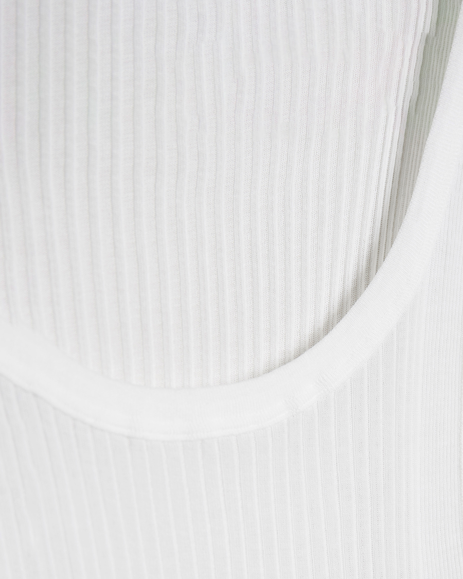Homme | Vêtements | Zimmerli of Switzerland | Ribbed Mercerized Cotton Tank Top White