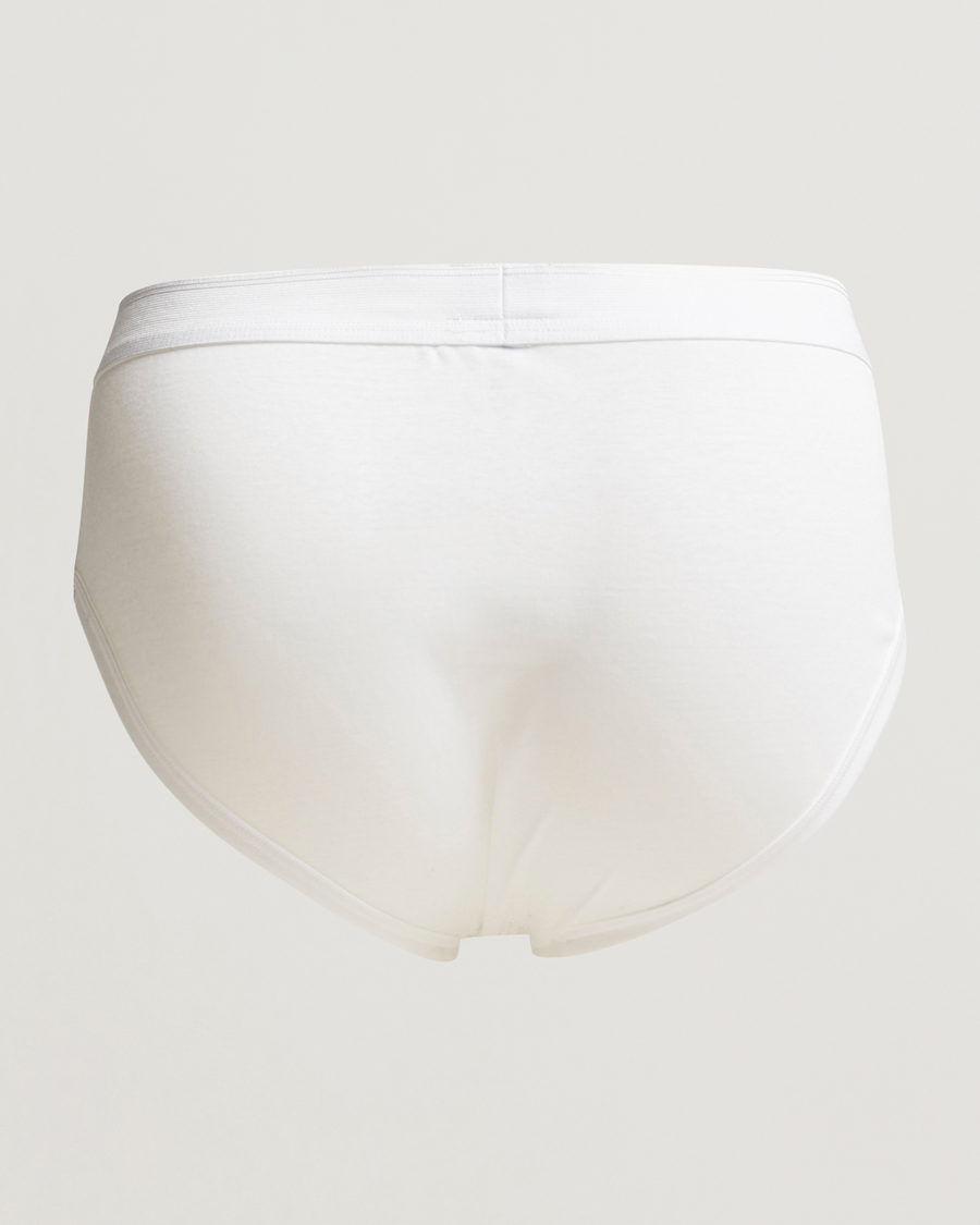 Homme | Sous-Vêtements Et Chaussettes | Zimmerli of Switzerland | Mercerized Cotton Briefs White