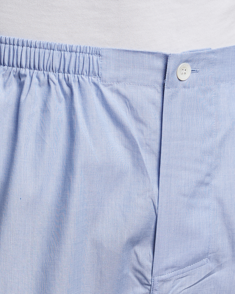 Homme | Peignoirs Et Pyjamas | Zimmerli of Switzerland | Mercerized Cotton Pyjamas Light Blue
