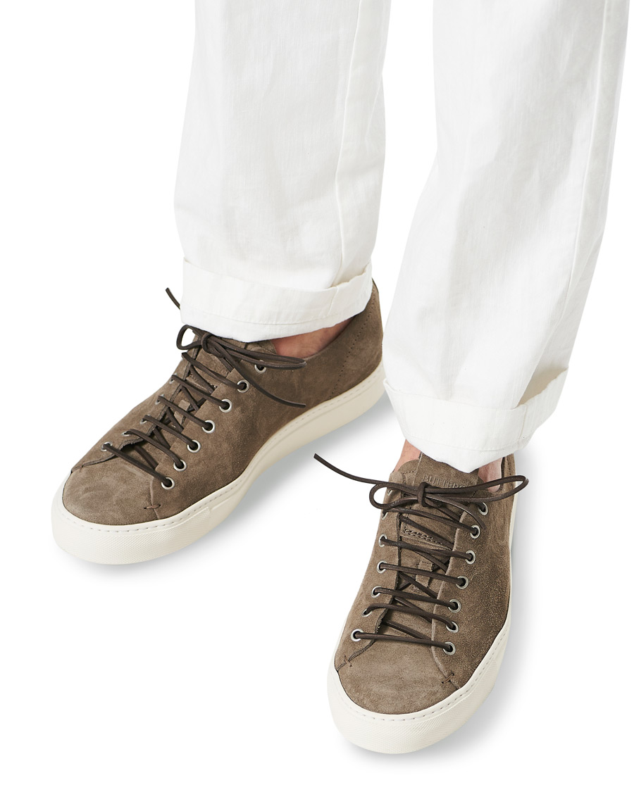 Homme | Buttero Suede Sneaker Taupe | Buttero | Suede Sneaker Taupe