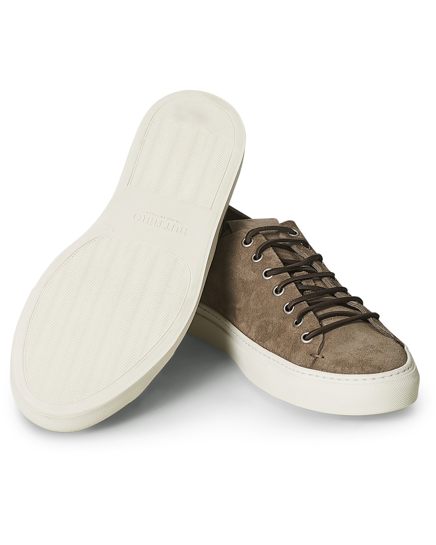 Homme | Buttero Suede Sneaker Taupe | Buttero | Suede Sneaker Taupe