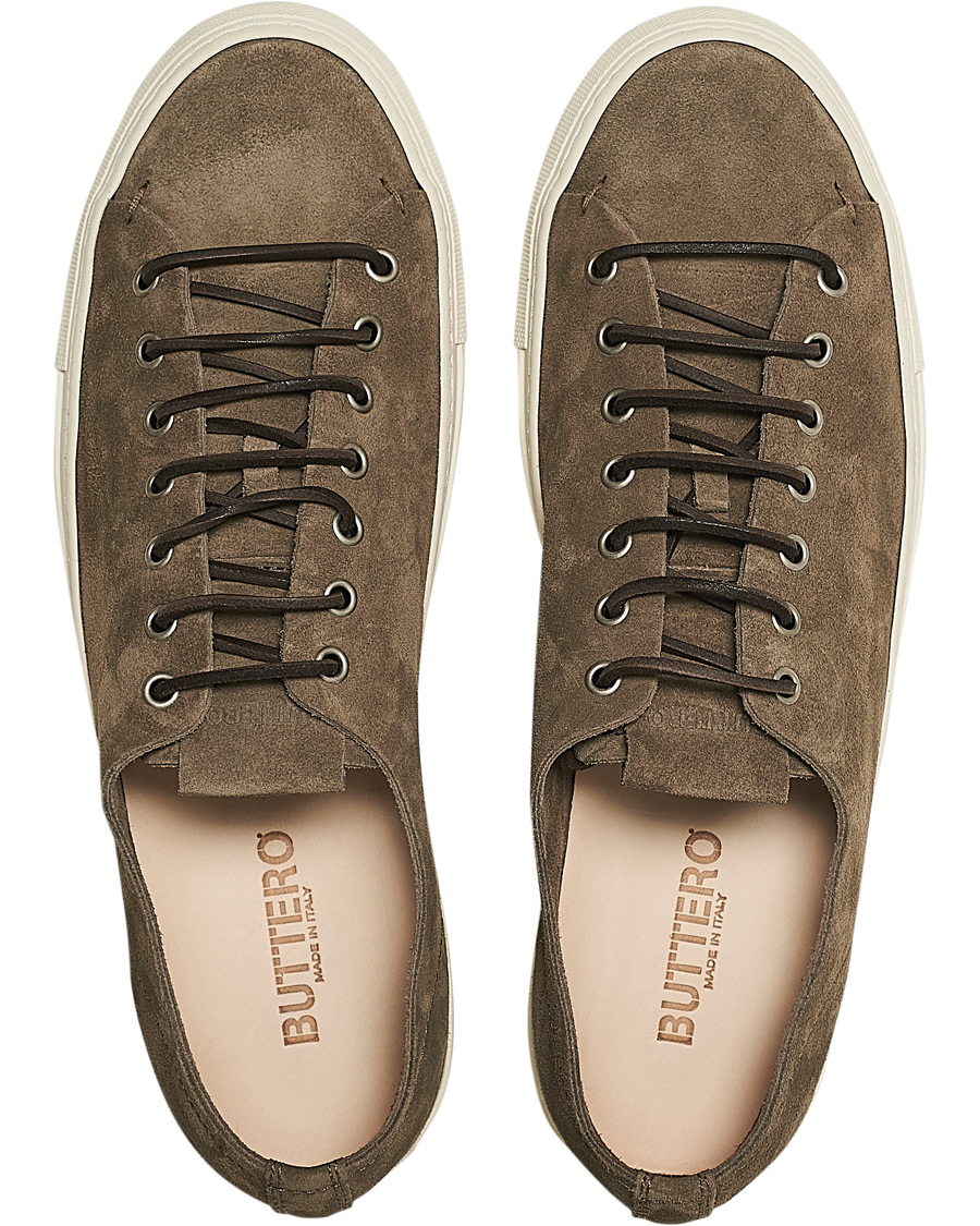 Homme | Buttero Suede Sneaker Taupe | Buttero | Suede Sneaker Taupe