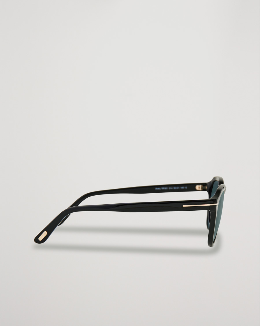 Homme | Lunettes De Soleil | Tom Ford | Avery Sunglasses Shiny Black/Blue