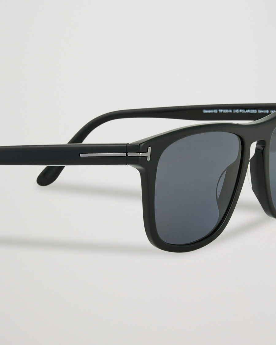 Homme | Lunettes De Soleil | Tom Ford | Gerard Polarized Sunglasses Shiny Black/Smoke