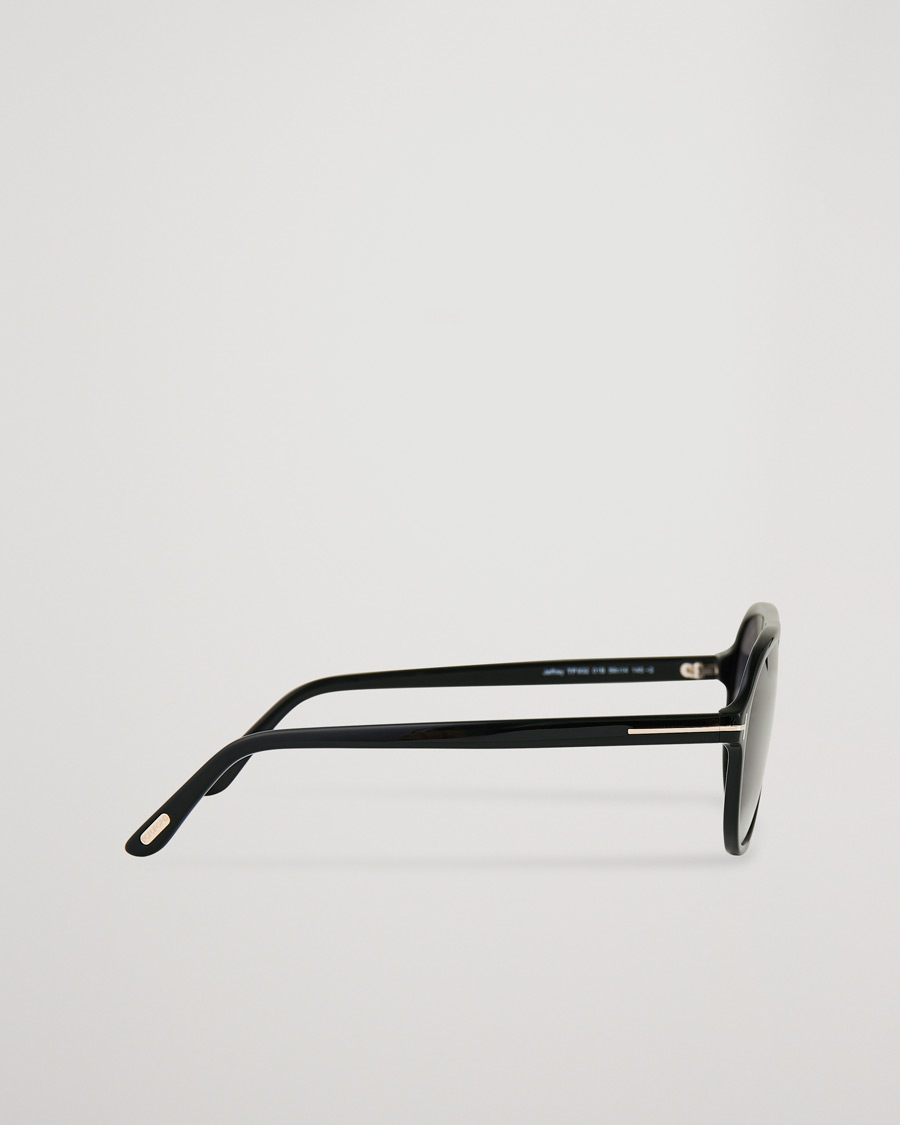 Homme | Tom Ford Jeffrey Sunglasses Shiny Black/Gradient Smoke | Tom Ford | Jeffrey Sunglasses Shiny Black/Gradient Smoke