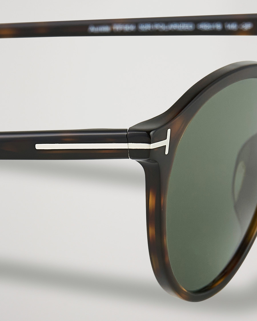 Homme | Tom Ford Aurele Polarized Sunglasses Dark Havana/Green | Tom Ford | Aurele Polarized Sunglasses Dark Havana/Green