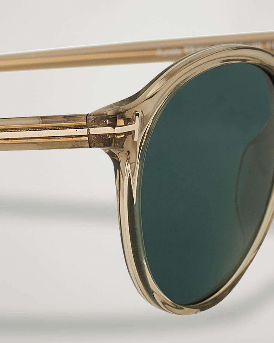 Homme | Lunettes De Soleil | Tom Ford | Aurele Sunglasses Shiny Beige/Blue