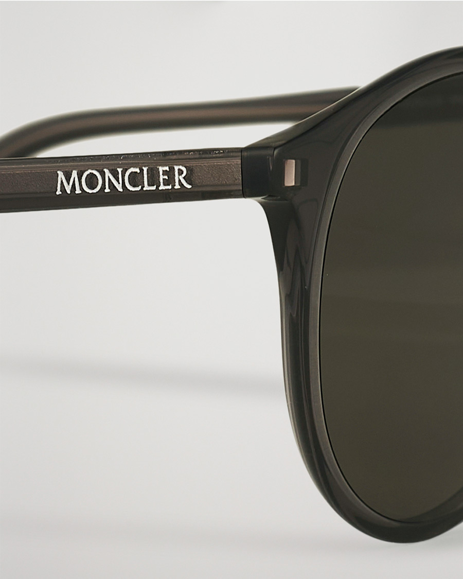 Homme | Moncler Lunettes Violle Polarized Sunglasses Shiny Black/Smoke | Moncler Lunettes | Violle Polarized Sunglasses Shiny Black/Smoke