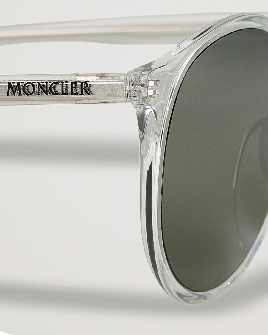 Homme | Moncler Lunettes Violle Polarized Sunglasses Crystal/Green Mirror | Moncler Lunettes | Violle Polarized Sunglasses Crystal/Green Mirror