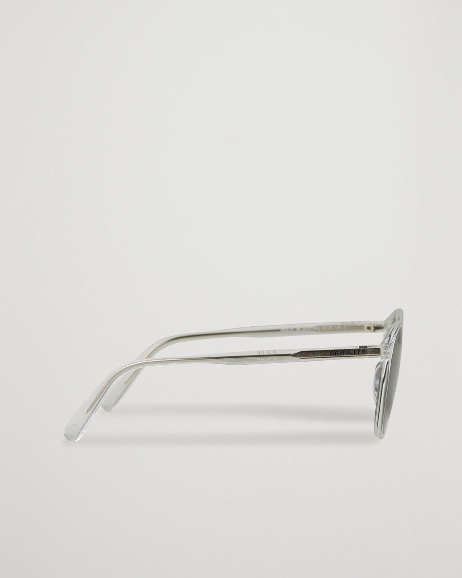 Homme | Moncler Lunettes Violle Polarized Sunglasses Crystal/Green Mirror | Moncler Lunettes | Violle Polarized Sunglasses Crystal/Green Mirror