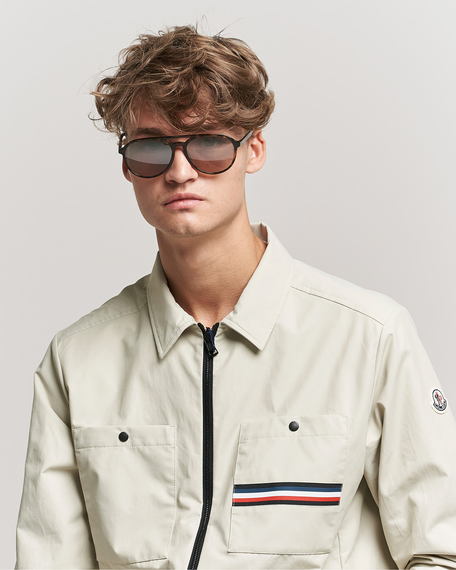 Homme | Moncler Lunettes ML0228 Sunglasses Dark Havana/Roviex | Moncler Lunettes | ML0228 Sunglasses Dark Havana/Roviex