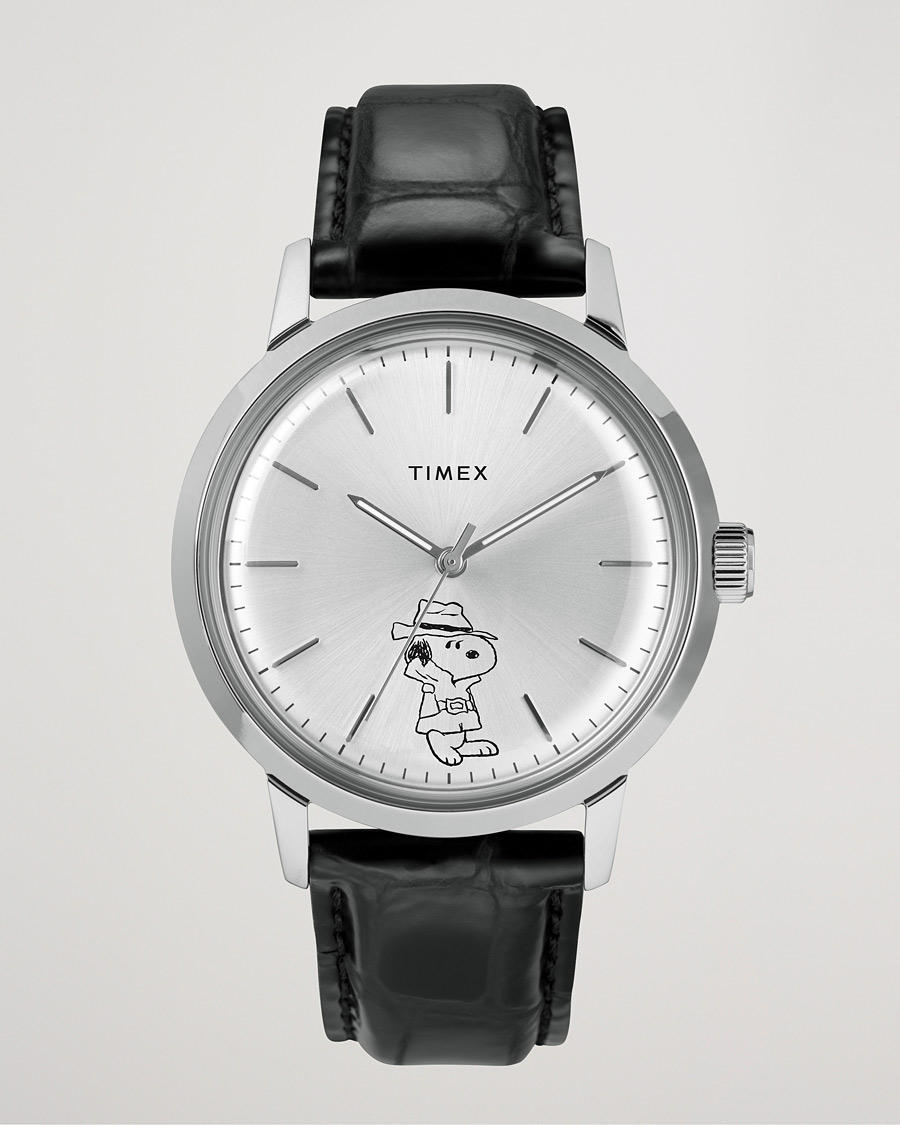 Homme | Timex Marlin Automatic Snoopy Secret Agent 40mm Black | Timex | Marlin Automatic Snoopy Secret Agent 40mm Black