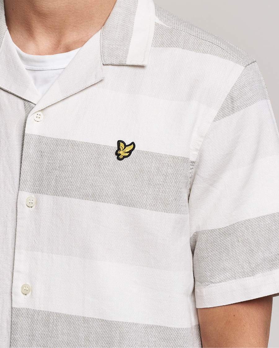 Homme | Chemises | Lyle & Scott | Artisinal Resort Short Sleeve Shirt Off White