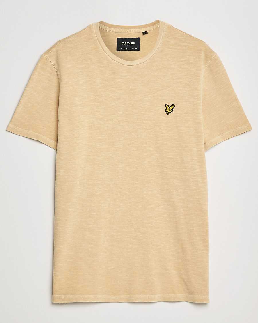 Homme | T-shirts | Lyle & Scott | Cotton Slub T-shirt Gold Haze