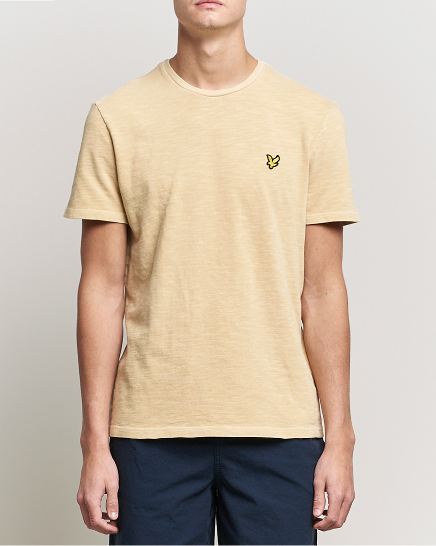 Homme | T-shirts | Lyle & Scott | Cotton Slub T-shirt Gold Haze