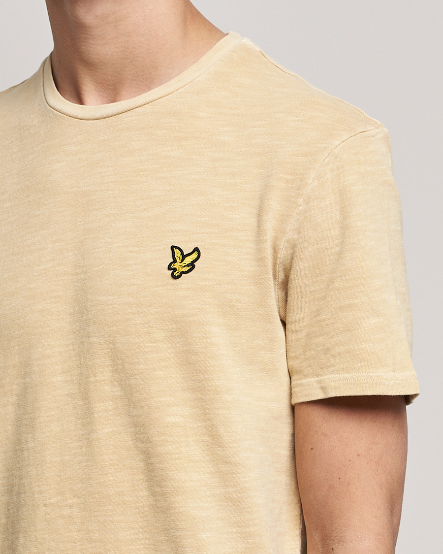 Homme | T-shirts | Lyle & Scott | Cotton Slub T-shirt Gold Haze
