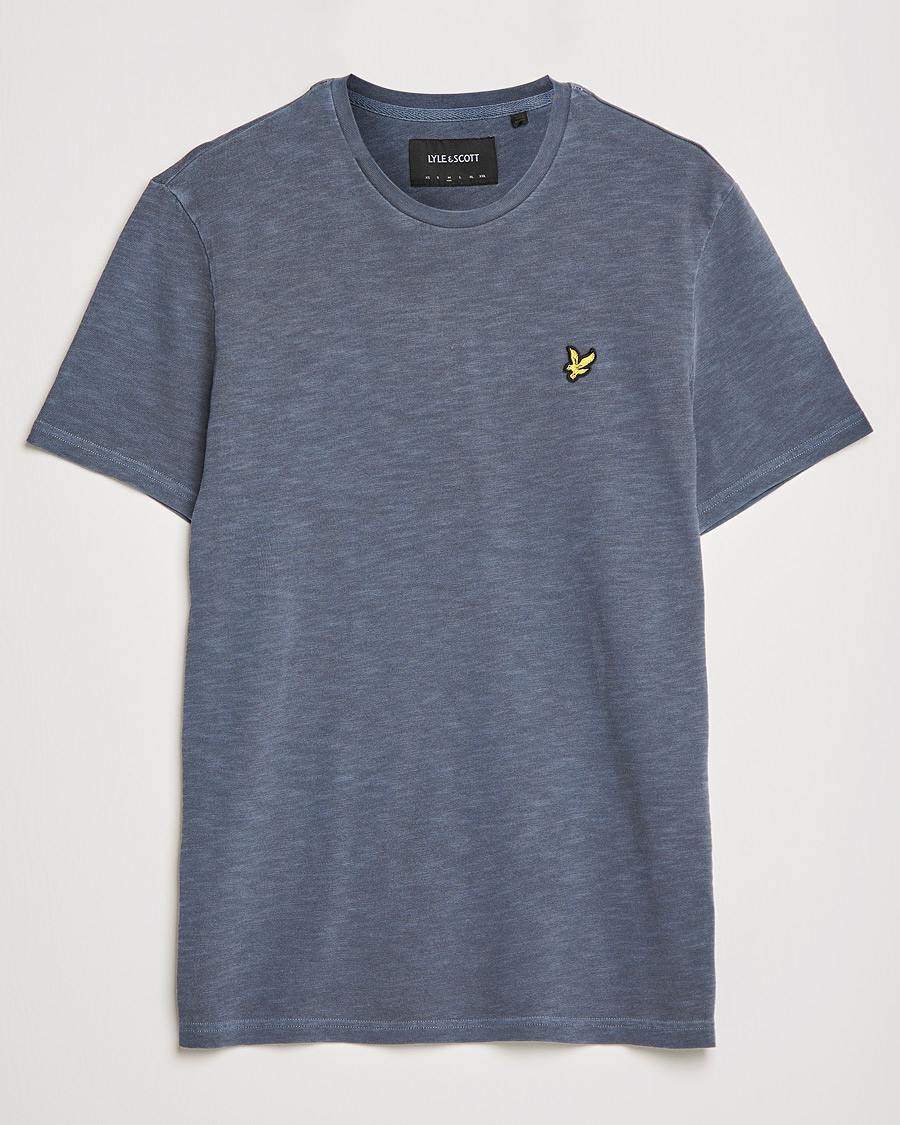 Homme | T-shirts | Lyle & Scott | Cotton Slub T-shirt Dark Navy