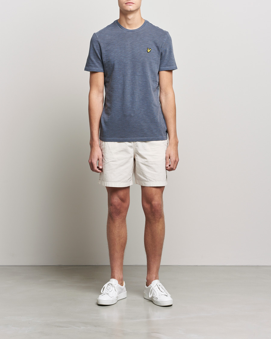 Homme | T-shirts | Lyle & Scott | Cotton Slub T-shirt Dark Navy