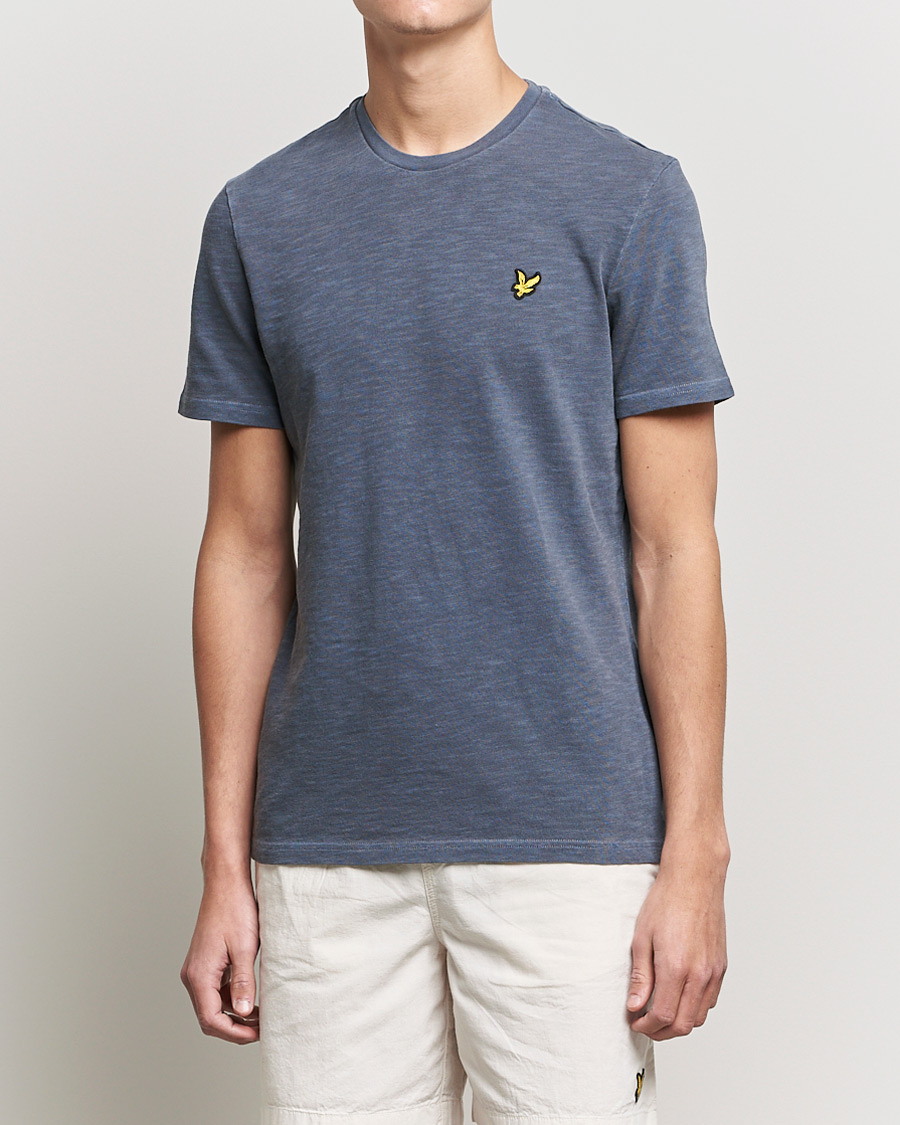 Homme | T-shirts | Lyle & Scott | Cotton Slub T-shirt Dark Navy