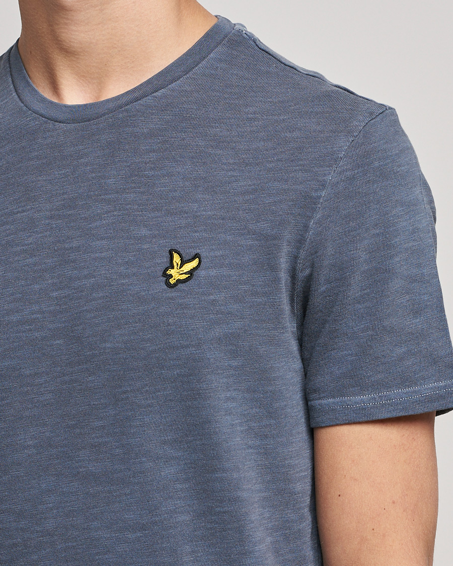 Homme | T-shirts | Lyle & Scott | Cotton Slub T-shirt Dark Navy
