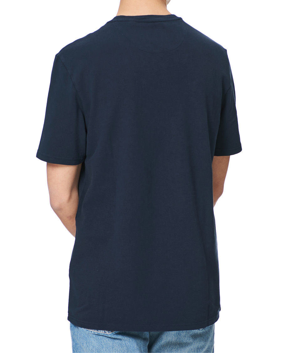 Homme | T-shirts | Lyle & Scott | Sandwash Pique T-shirt Dark Navy