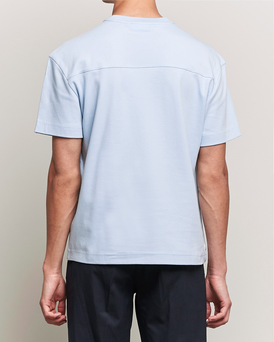 Homme | T-shirts | Calvin Klein | Debossed Logo Crew Neck Tee Bayshore Blue