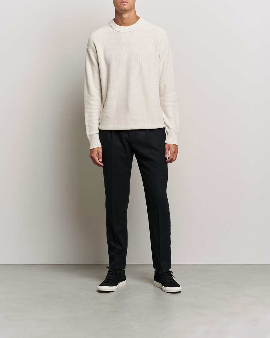 Homme | Pulls Et Tricots | Calvin Klein | Texture Knitted Sweater Stony Beige