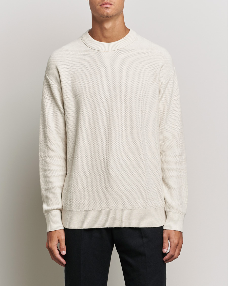Homme | Pulls Et Tricots | Calvin Klein | Texture Knitted Sweater Stony Beige
