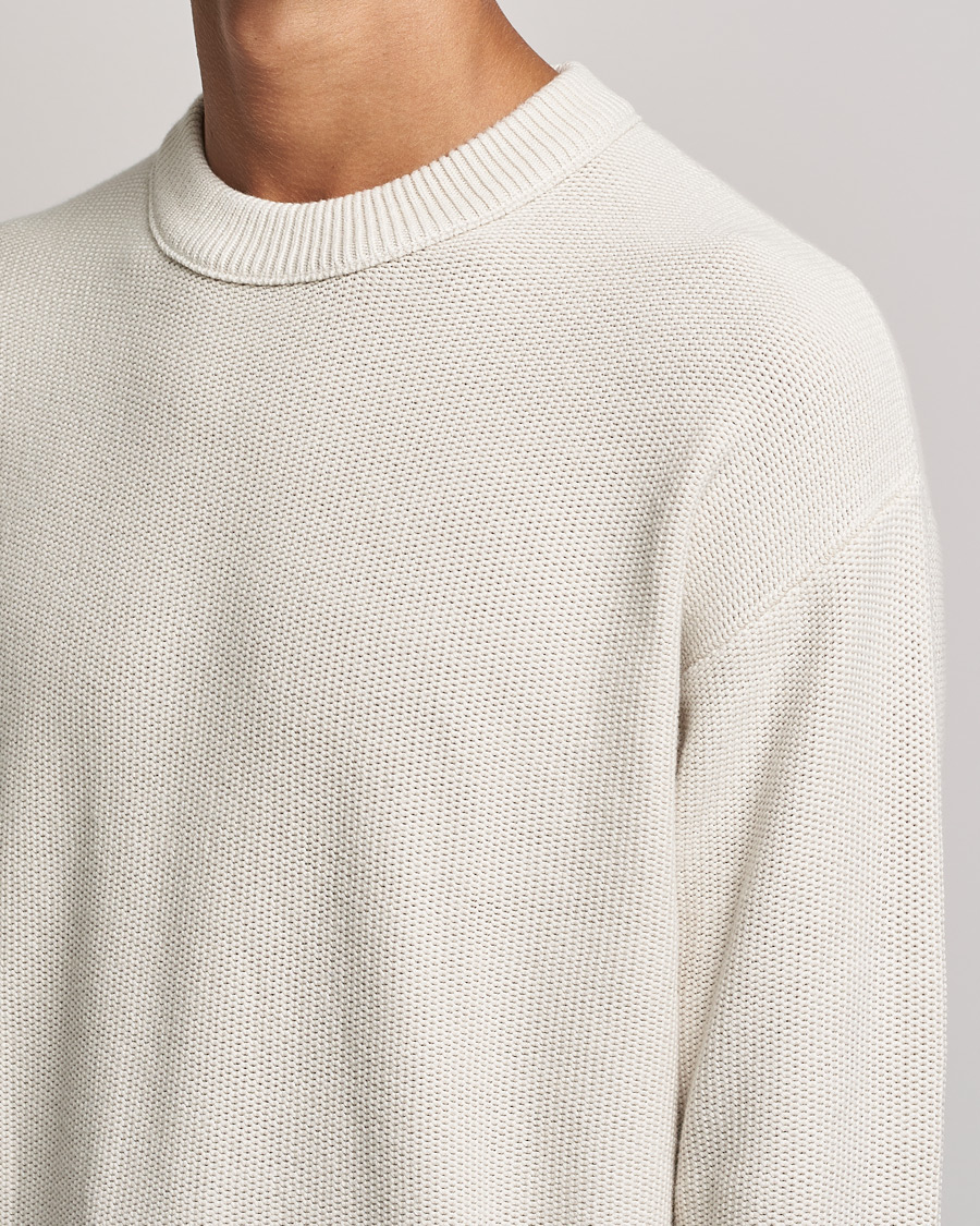 Homme | Pulls Et Tricots | Calvin Klein | Texture Knitted Sweater Stony Beige