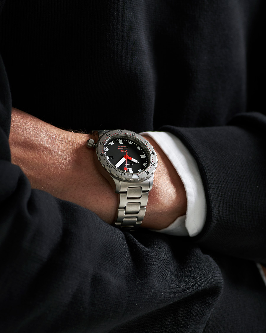 Homme | Fine watches | Sinn | U50 Diving Watch 41mm Black Dial