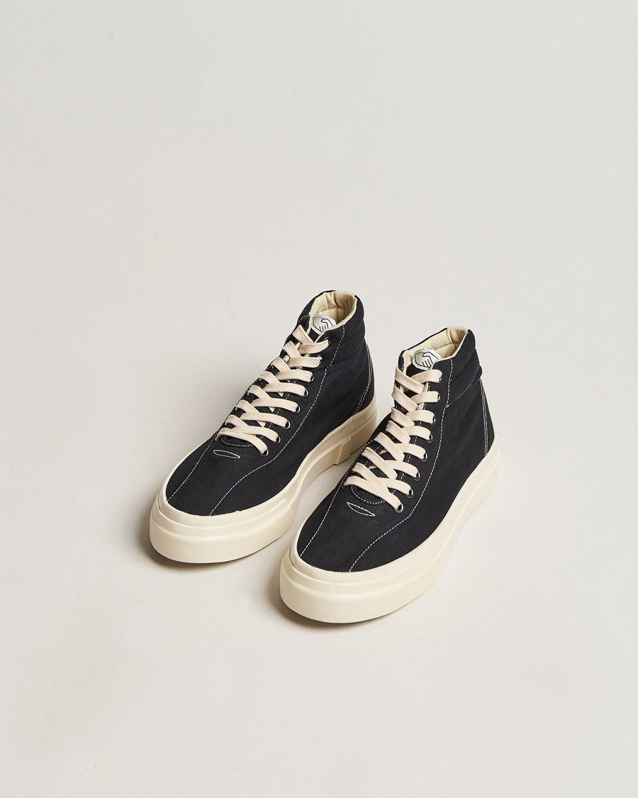 Homme | Stepney Workers Club Varden High Top Canvas Sneaker Black | Stepney Workers Club | Varden High Top Canvas Sneaker Black