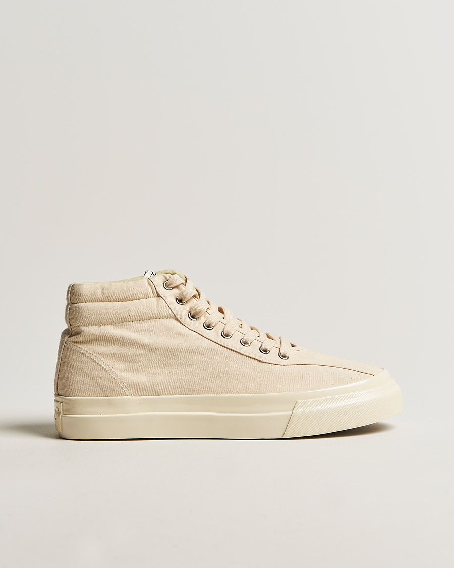 Homme | Stepney Workers Club Varden High Top Canvas Sneaker Ecru Raw | Stepney Workers Club | Varden High Top Canvas Sneaker Ecru Raw