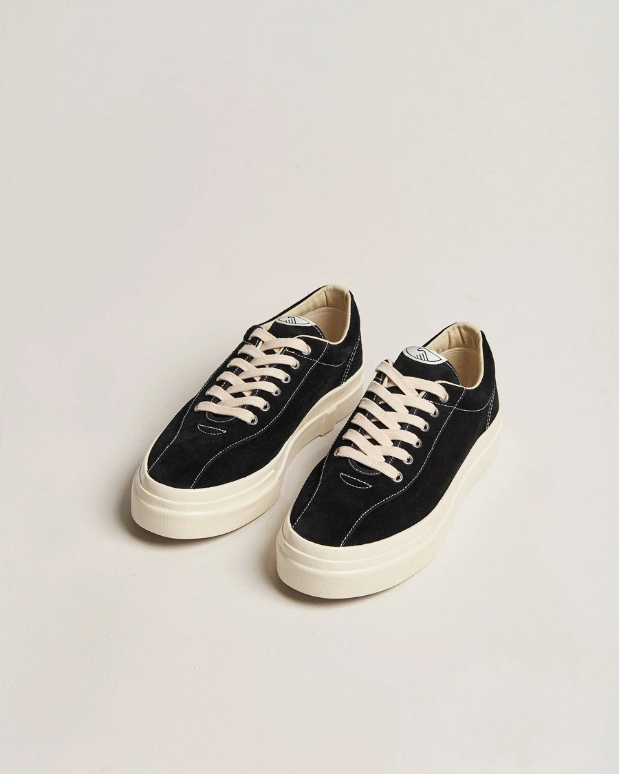 Homme | Sections | Stepney Workers Club | Dellow Suede Sneaker Black/Ecru