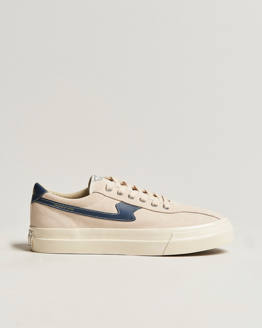 Homme | Stepney Workers Club Dellow Suede Sneaker Ecru/Navy | Stepney Workers Club | Dellow Suede Sneaker Ecru/Navy