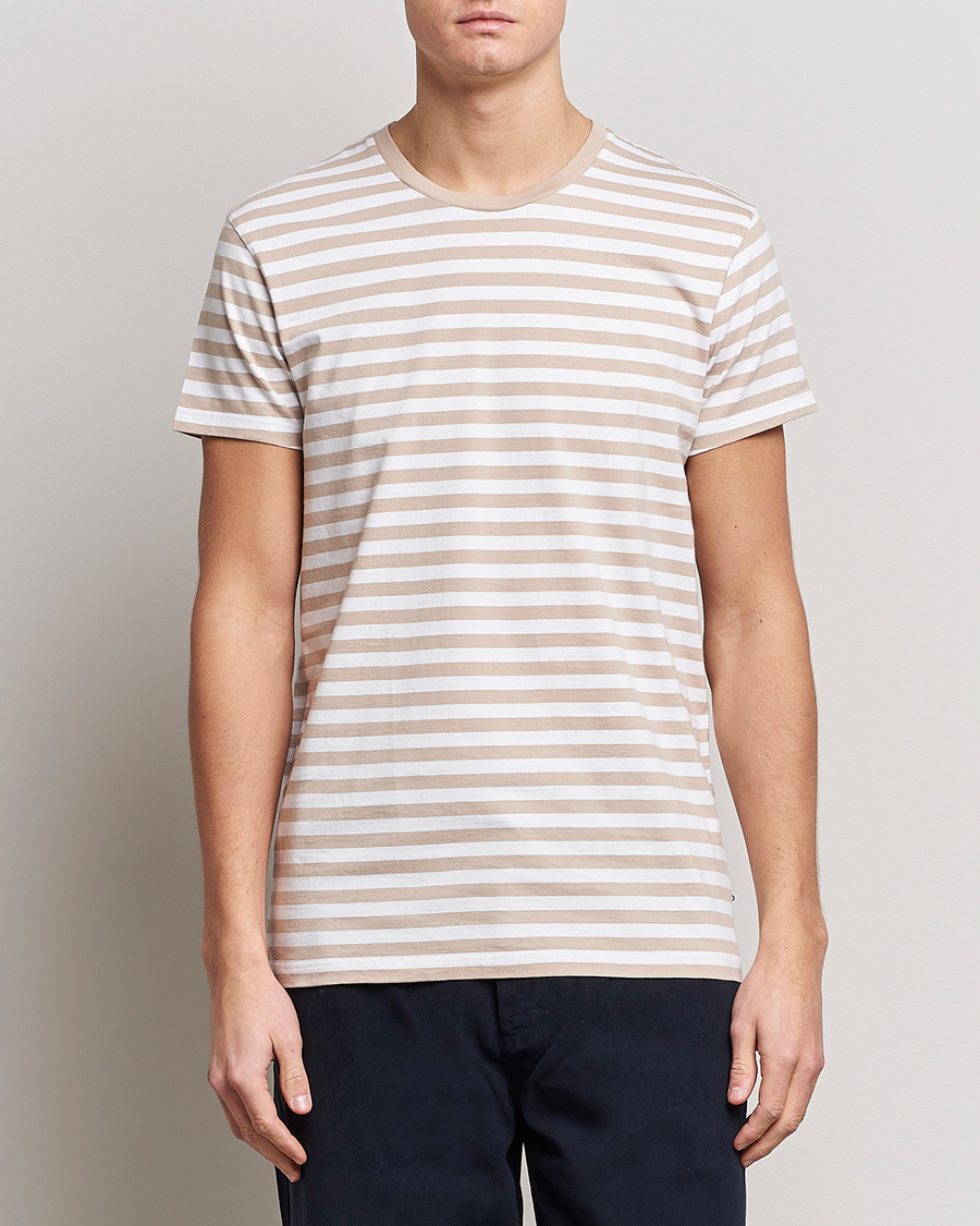Homme | T-shirts | Samsøe Samsøe | Samsøe & Samsøe Patrick Crew Neck Tee White Pure Cashmere