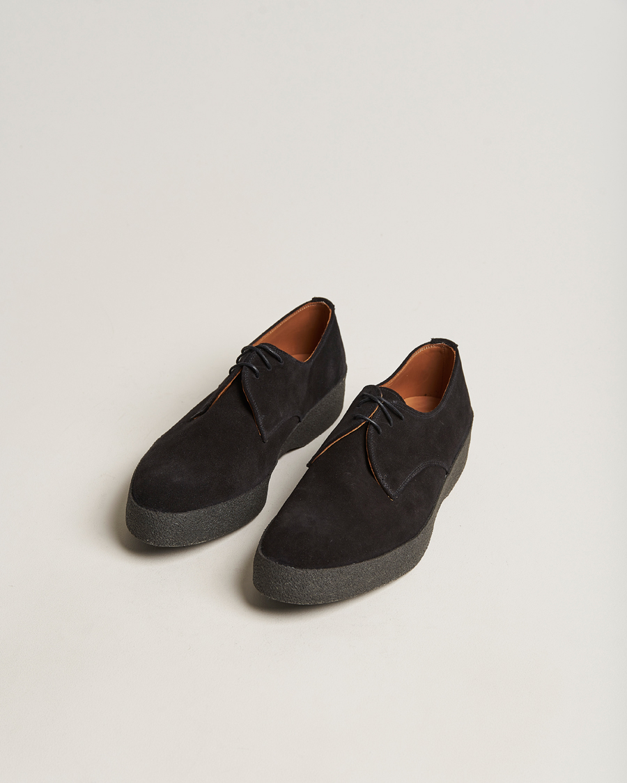 Homme | Sections | Sanders | Gibson Lo Top Derby Black Suede