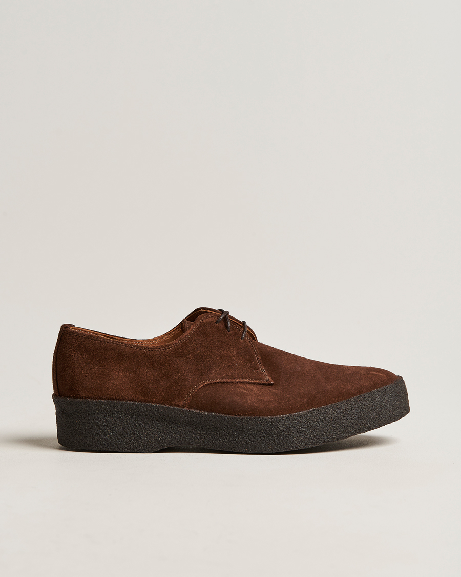 Homme | Derbies | Sanders | Gibson Lo Top Derby Polo Snuff Suede