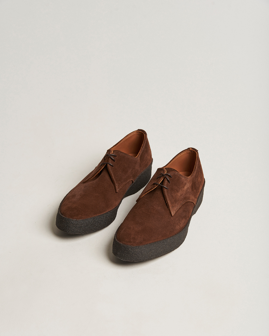 Homme | Derbies | Sanders | Gibson Lo Top Derby Polo Snuff Suede