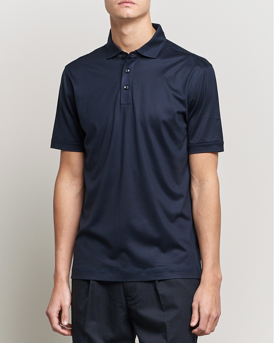 Homme | Polos | BOSS BLACK | Press Polo Dark Blue