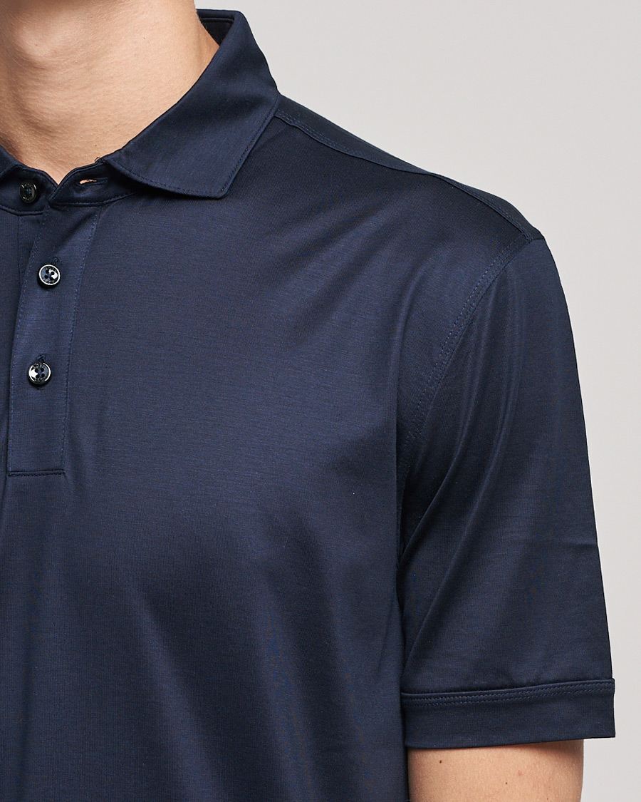 Homme | Polos | BOSS BLACK | Press Polo Dark Blue